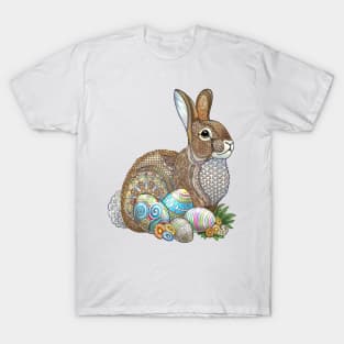 Easter Bunny Zentangle T-Shirt
